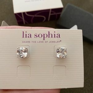 Lia Sophia Delicate One Earrings CZ 3.5ct